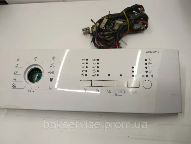 Плата управління(індикації) до пральної машини Beko WMB51021 Б/У, изображение 2