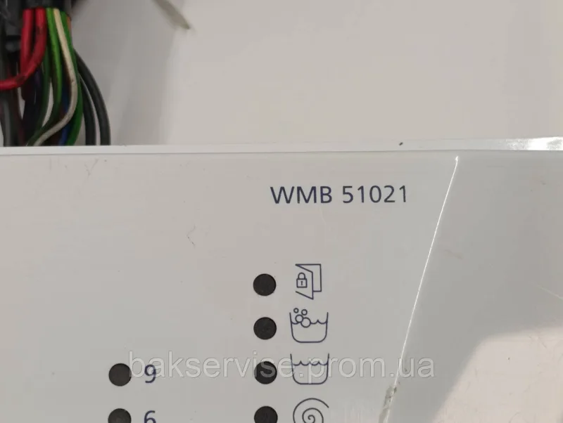 Плата управління(індикації) до пральної машини Beko WMB51021 Б/У, изображение 3