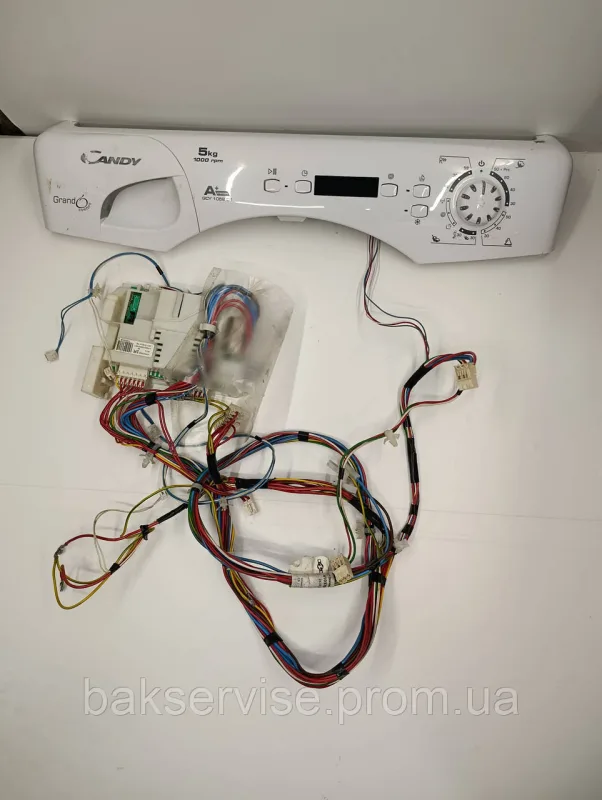 Комплект плата та модуль з проводкою до пральної машини Candy GCY 1052 D1 Б/У, зображення 1