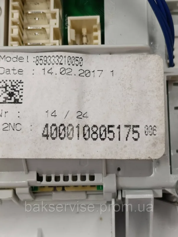 Плата управління(індикації) до пральної машини Whirlpool TDLR 65230 Б/У, изображение 2