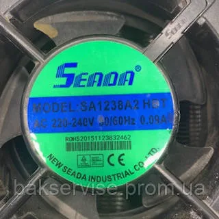 Вентилятор обдування SEADA SA1238A2 HBT 220/240V 0.09A, изображение 8