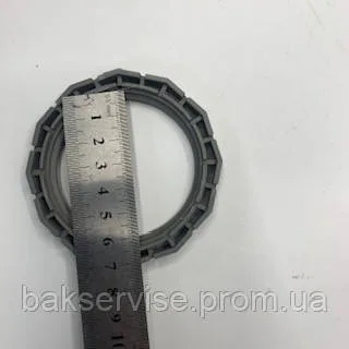 Стопорна гайка контейнера для солі системи пом*якшення води посудомийної машини SMS25AI00G/68 Bosh/Siemens, зображення 3