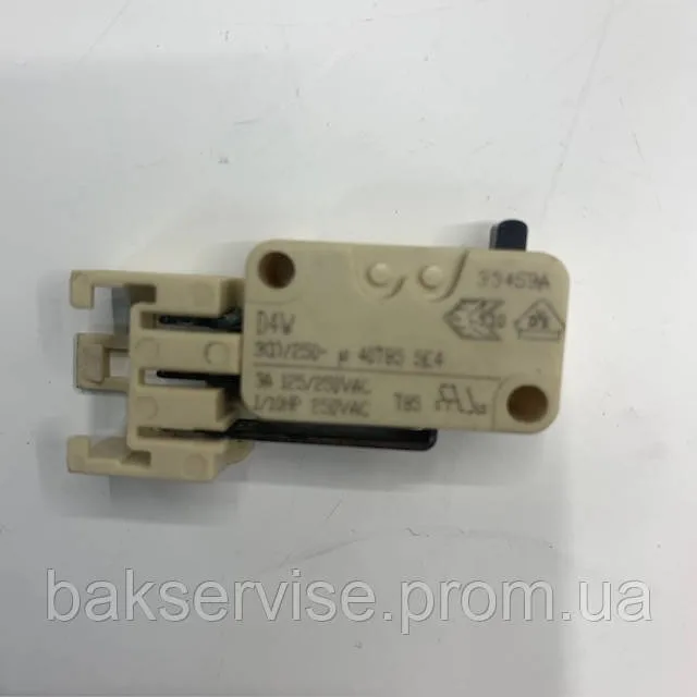 Мікроперемикач (кінцевий вимикач) Cherry D4W до посудомийної машини Bosh/Siemens 00622035, изображение 3