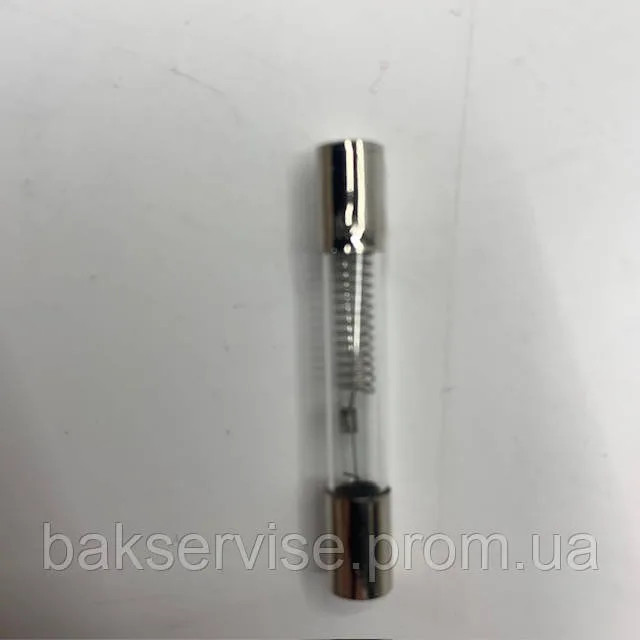 Високовольтний запобіжник 0,8A, 5 kV, 6x40 мм, зображення 1