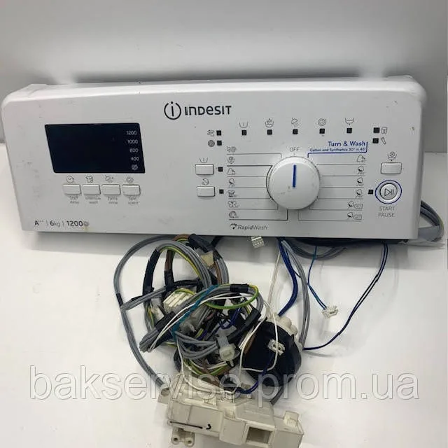 Панель керування (плата управління) до пральної машинки Indesit W11090226/B Б/У, изображение 1