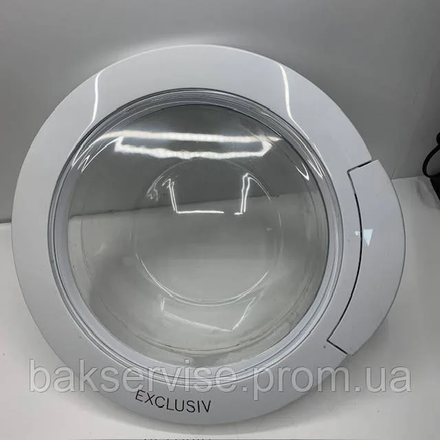 Дверцята-люк для прально-сушильної машини Bosch  Exclusiv  E-Nr. WAE28393  /27 FD 9009 700717 без завіси б/у, изображение 1