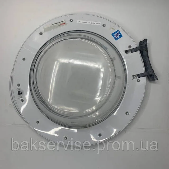 Дверцята-люк для прально-сушильної машини Bosch  Exclusiv  E-Nr. WAE28393  /27 FD 9009 700717 без завіси б/у, изображение 6