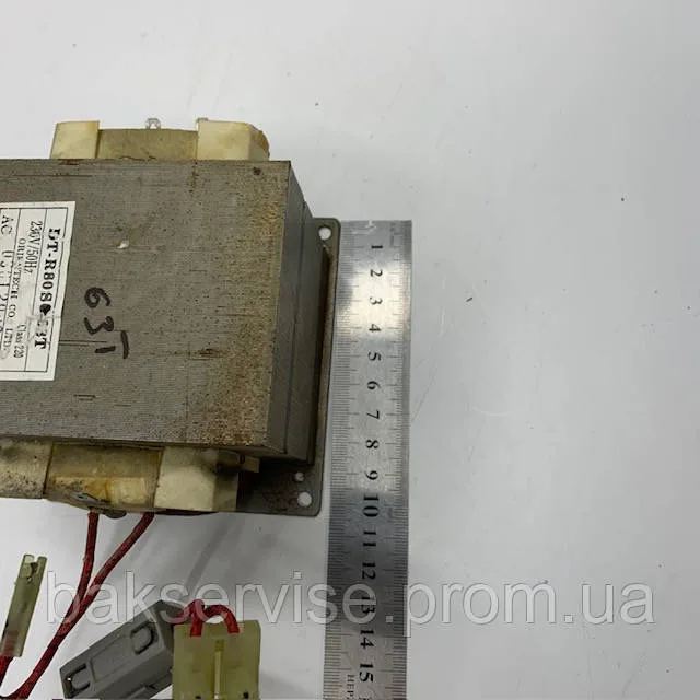 Трансформатор DT-R80S0-63T для мікрохвильової печі Daewoo KOR-63D7SLA б/у, изображение 3