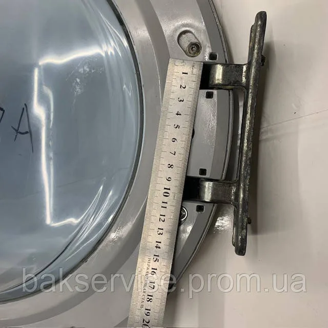 Дверцята (люк) для прально-cушильної машини AEG - L99691HWDбез завіси б/у, изображение 3
