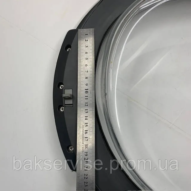 Дверцята (люк) для прально-сушильної машинки Whirpool WHD3090GWO Dryer Door Assembly  (без завіси) W10615855 б/у, изображение 2