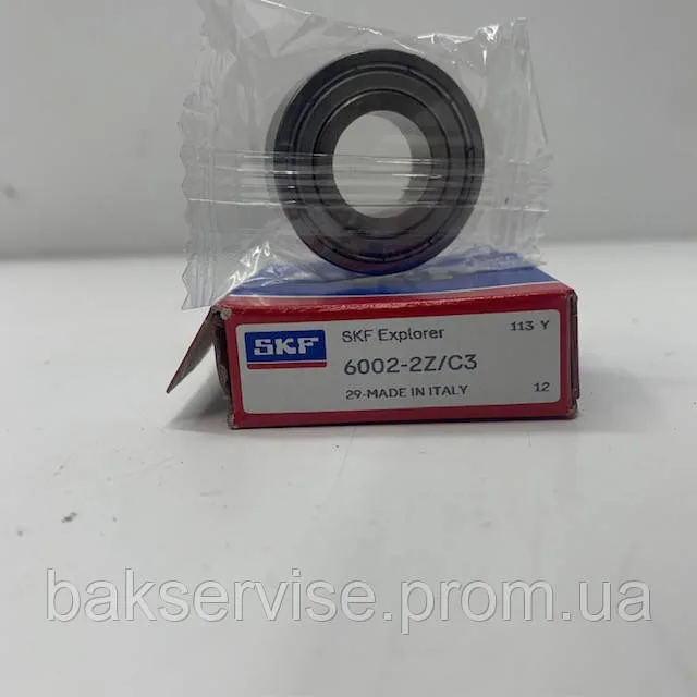 Підшипник SKF 6002 ZZ C3 Explorer (підвищена надійність) для пральної машини, изображение 2