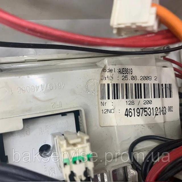 Плата управління до пральної машини Whirlpool AWE 6619 (БЕЗ ПРОВОДКИ) Б/У, изображение 3
