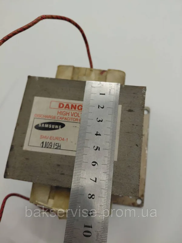 Трансформатор для мікрохвильової печі Samsung DE26-00144A SHV-EURO4-1 Б/У, изображение 3