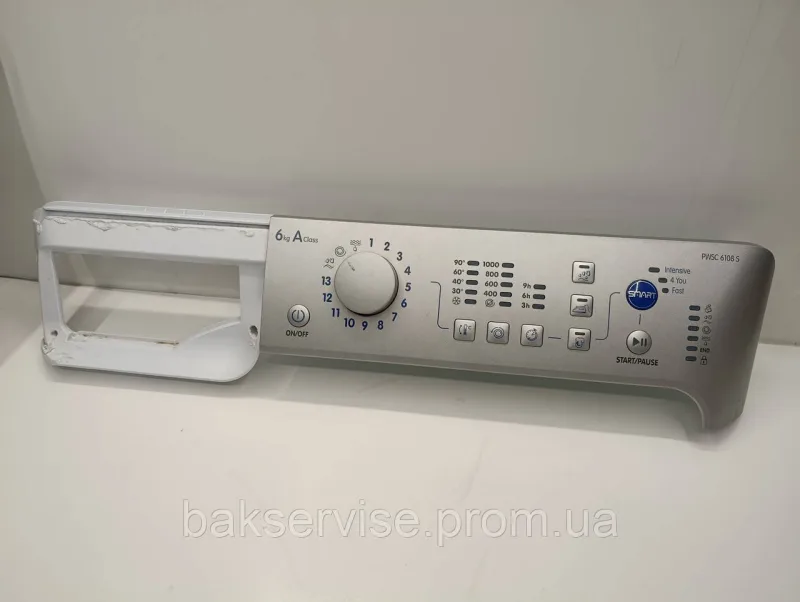 Плата управління(індикації) до пральної машини Indesit PWSE 6108 S Б/У, зображення 1