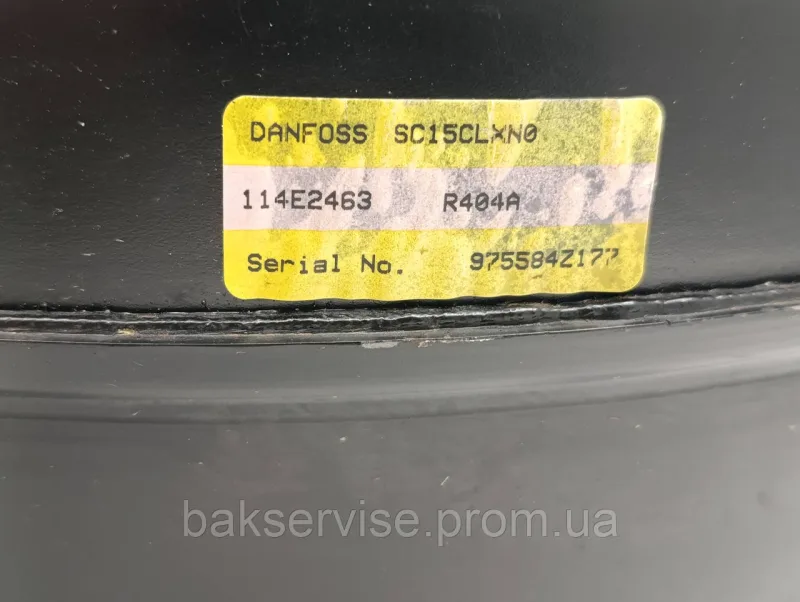 Компресор  до холодильника Danfoss SC15CL R404A/R507 Б/У, зображення 6