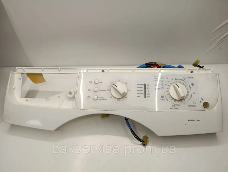Плата управління(індикації) до пральної машини ARDO AE800x Minisel 800r з проводкою Б/У, изображение 1