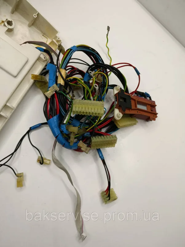 Плата управління(індикації) до пральної машини ARDO AE800x Minisel 800r з проводкою Б/У, изображение 4