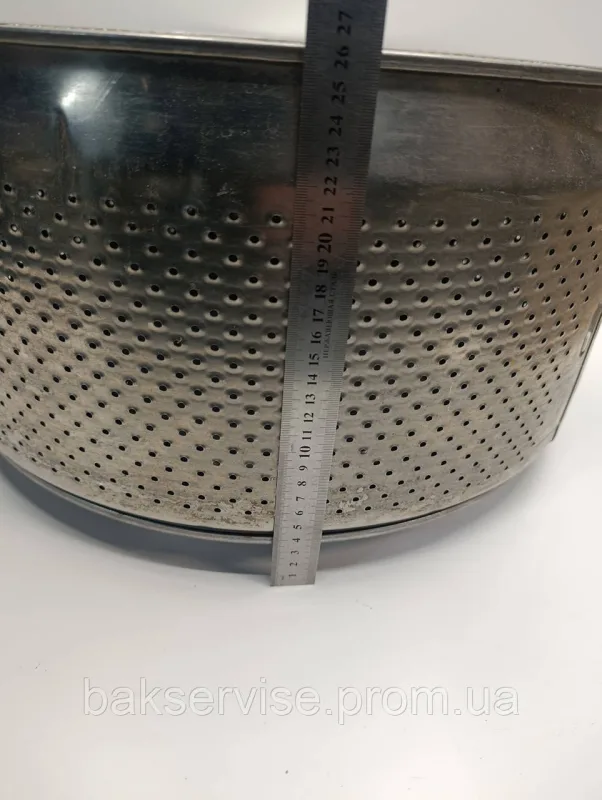 Барабан для пральної машинкии(без ребер) Ariston Б/У(під люк 310 мм), зображення 3