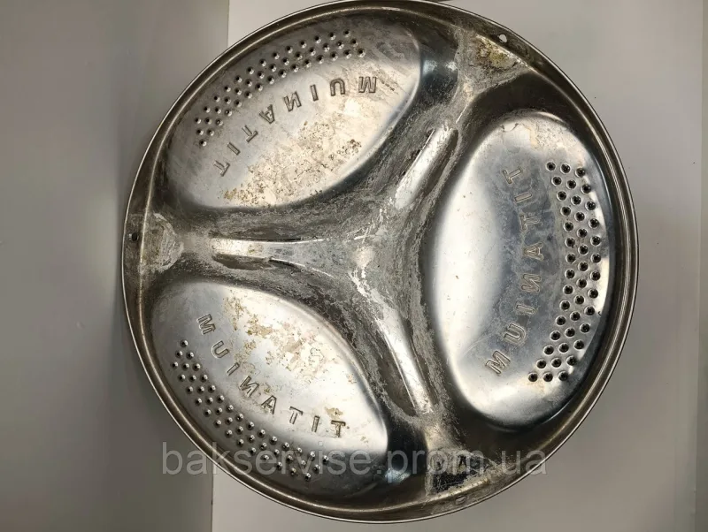 Барабан для пральної машинкии(без ребер) Ariston Б/У(під люк 310 мм), зображення 7