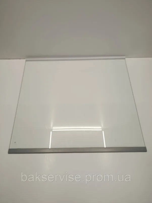 Полиця(скляна) для холодильника Indesit 481010667592 Б/У 485x435mm, изображение 1