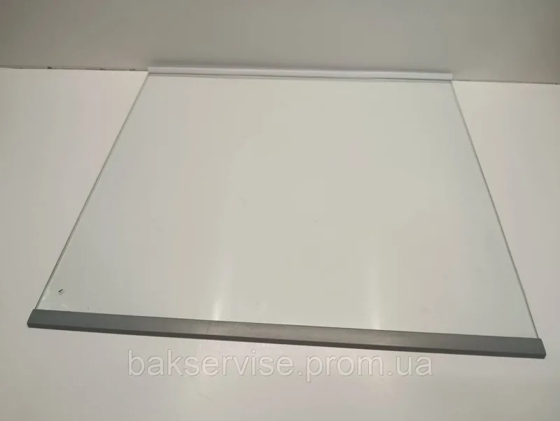 Полиця(скляна) для холодильника Indesit 481010667592 Б/У 485x435mm, изображение 2