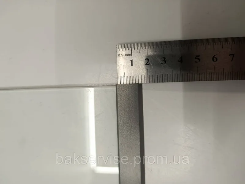 Полиця(скляна) для холодильника Indesit 481010667592 Б/У 485x435mm, изображение 5