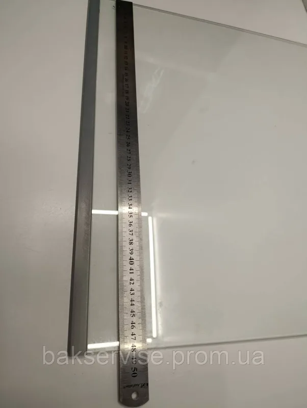 Полиця(скляна) для холодильника Indesit 481010667592 Б/У 485x435mm, изображение 6