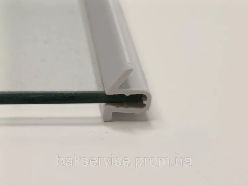 Полиця(скляна) для холодильника Indesit 481010667592 Б/У 485x435mm, изображение 7