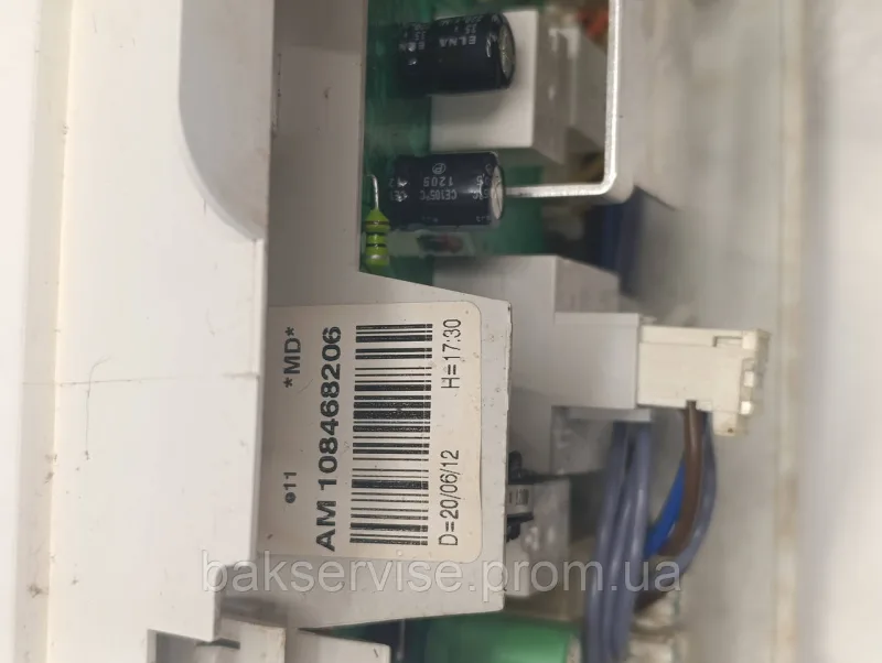 Плата управління(індикації) до пральної машини Electrolux EWT 106211 W Б/У БЕЗ ПРОВОДКИ, изображение 4