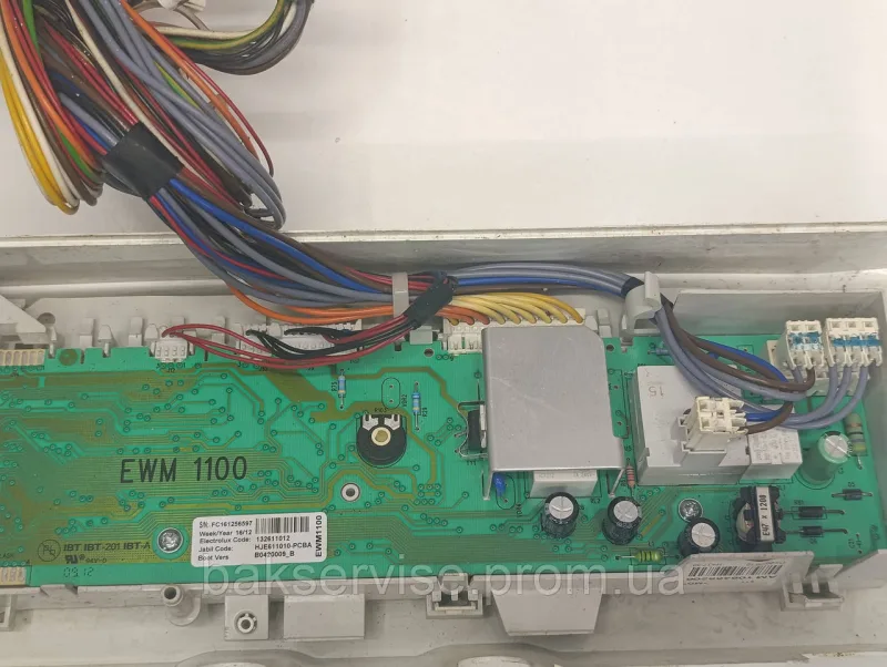 Плата управління(індикації) до пральної машини Electrolux EWT 106211 W Б/У БЕЗ ПРОВОДКИ, изображение 9