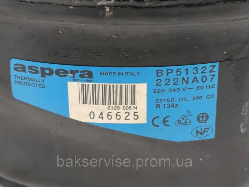 Компресор до холодильника Embraco Aspera NB5132Z R134a Б/У, зображення 7