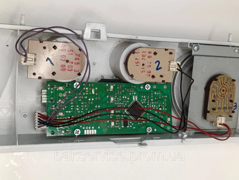 Плата управління(індикації) до пральної машини Hotpoint-Ariston AVL 100 Б/У, изображение 7