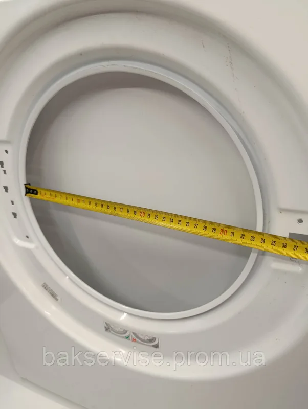 Передня кришка корпусу пральної машини Samsung WF1600WCW/UA б/у, зображення 4