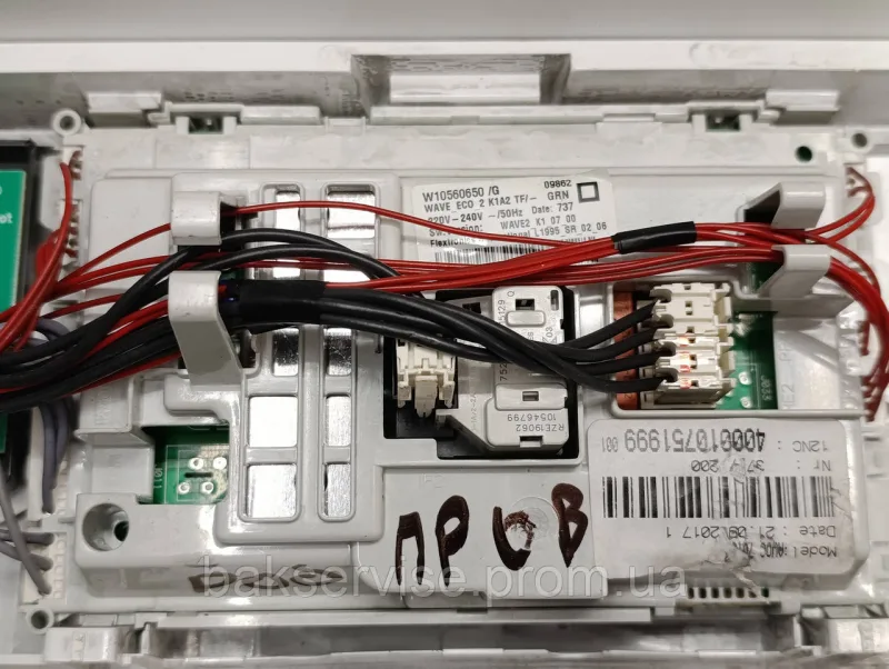 Плата управління(індикації) до пральної машини Whirlpool AWOC 70100 Б/У без проводки, изображение 8