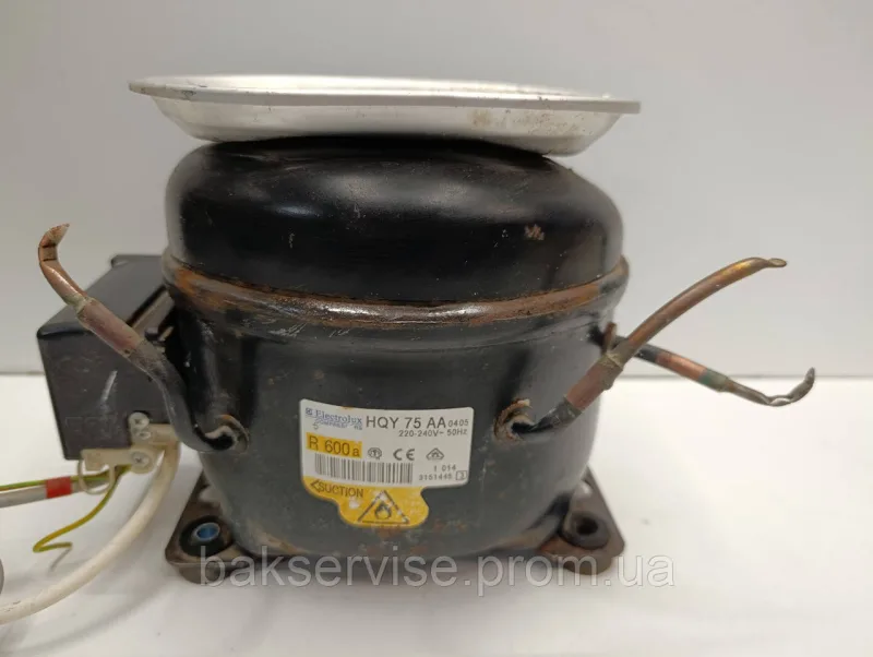Компресор до холодильника Electrolux HVY75AA R600а Б/У, зображення 6