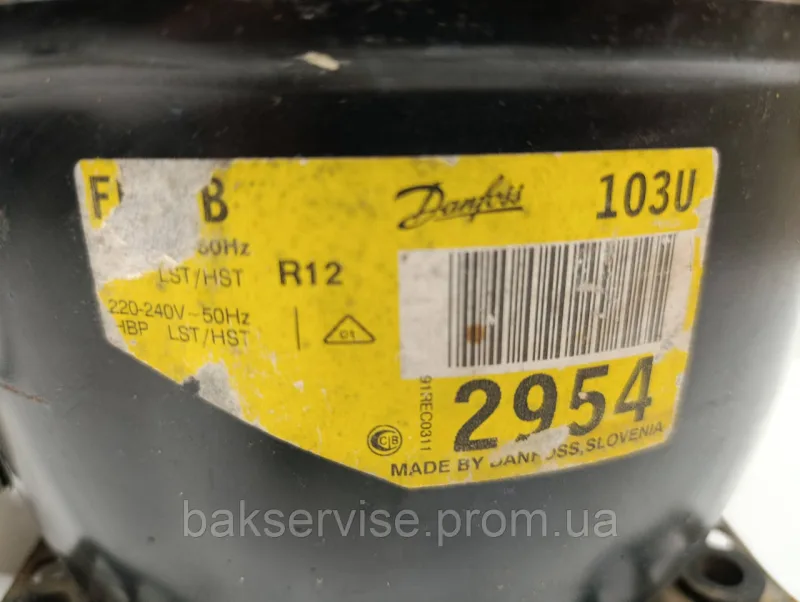 Компресор до холодильника Danfoss FR10B R12 Б/У, зображення 7