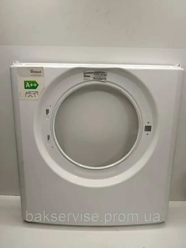Передня кришка корпусу пральної машини Whirlpool AWS 61012 859236710000 б/у, зображення 1